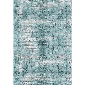 Rice paper featuring a gorgeous teal blue weathered wood pattern.