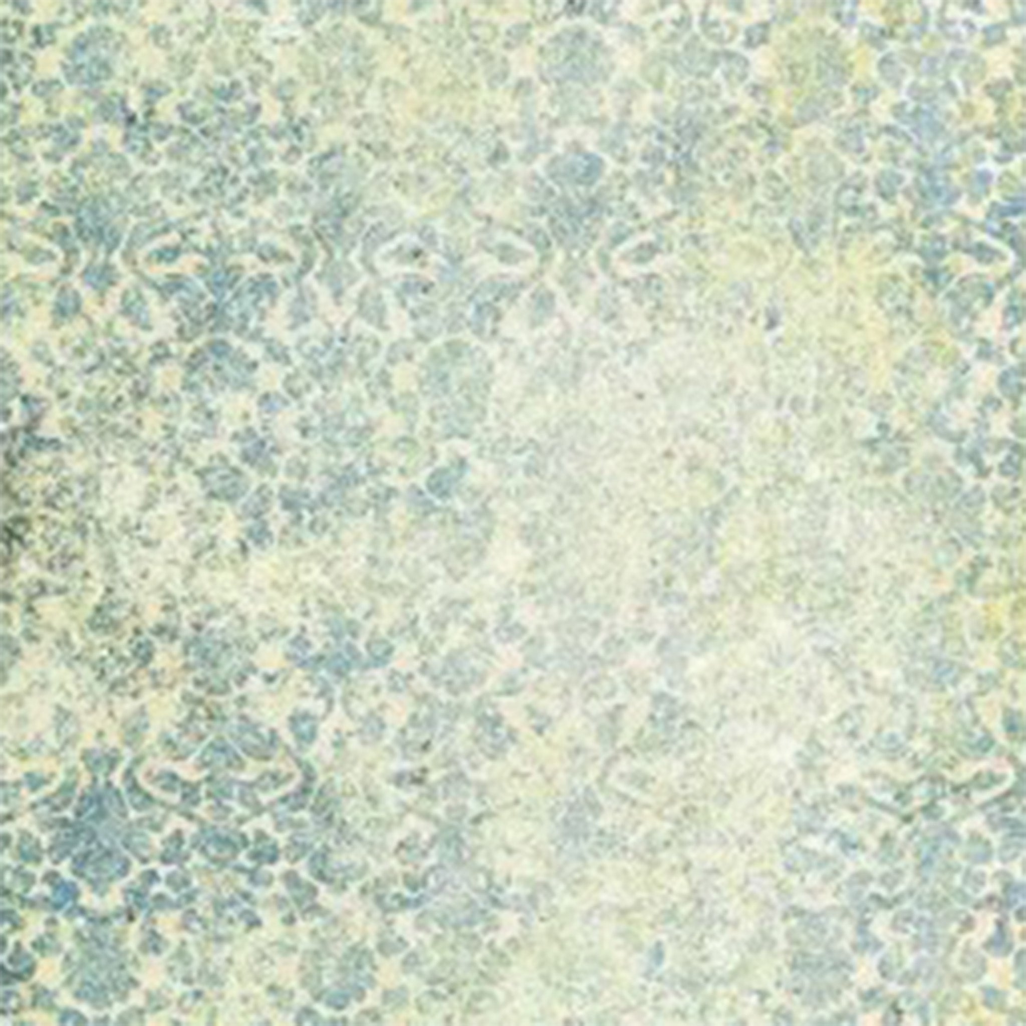 Faded Blue Damask A2 Rice Decoupage Paper