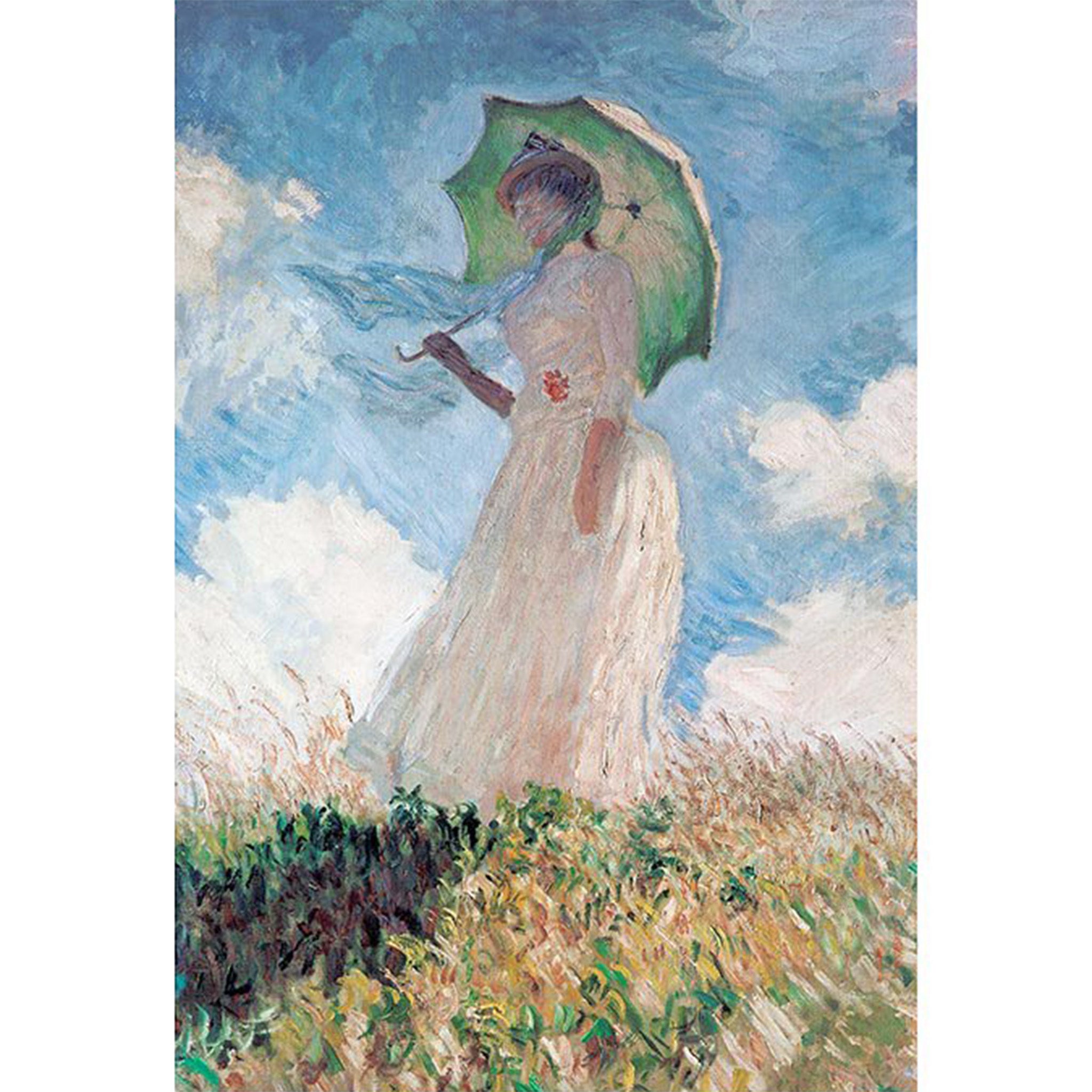 Lady with a Parasol A4 Rice Decoupage Paper - 0