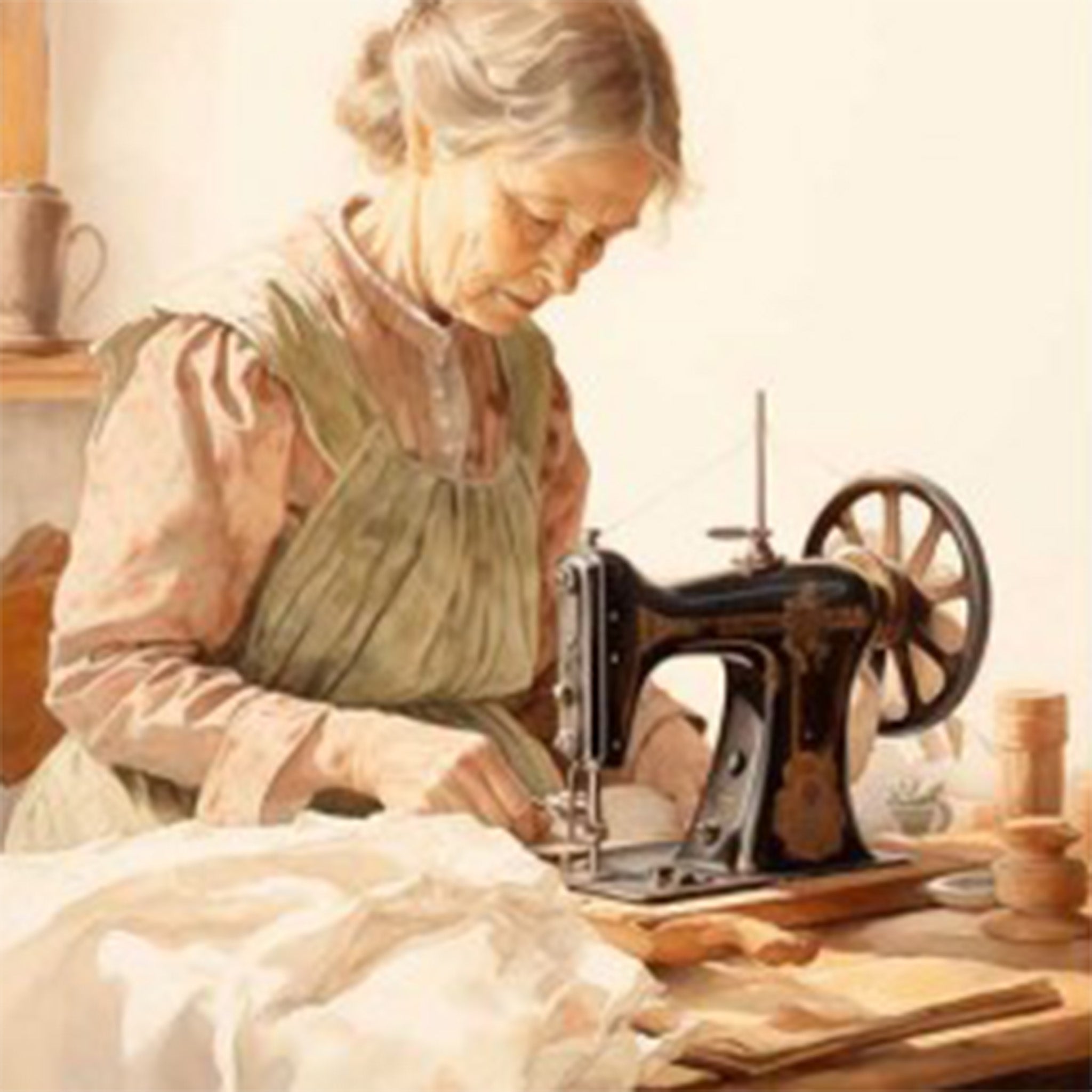The Seamstress A2 Rice Decoupage Paper