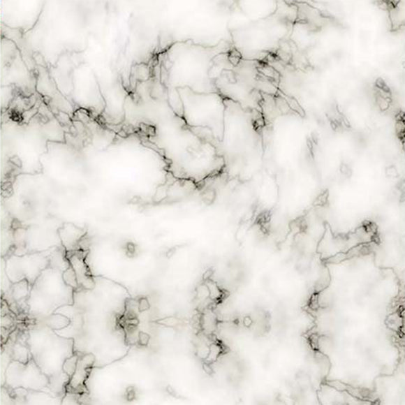 Close-up of a rice paper featuring  a chic white marble design with subtle gray veins.