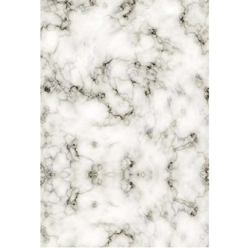 Rice paper featuring  a chic white marble design with subtle gray veins.