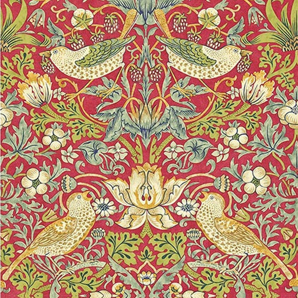 Paper Designs Italy - Strawberry Thief Finches Decoupage Paper (A2 Size)