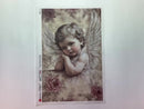 Paper Designs Italy - Rosewood Angel Decoupage Paper (A5, A4 Sizes)-3
