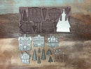 ReDesign with Prima - Christmas Village Silicone Mold (5x10 Size)-4