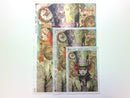 Paper Designs Italy - Green Mad Hatter Decoupage Paper (A5, A4, A3 Sizes)-3