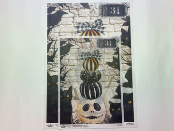 Decoupage Queen - Tall Pumpkins Decoupage Paper (A4 & A3 Sizes) - 0