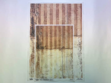 Decoupage Queen - Cottage Stripes Decoupage Paper (A4 & A3 Sizes) - 0