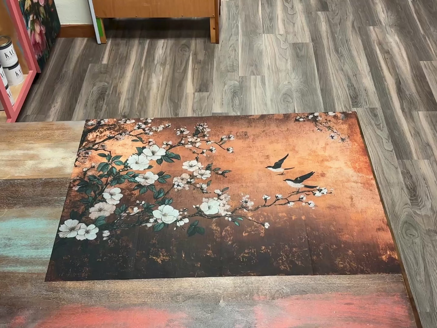 ReDesign with Prima - Feathers in the Glow Decoupage Paper (A1 Size)-12