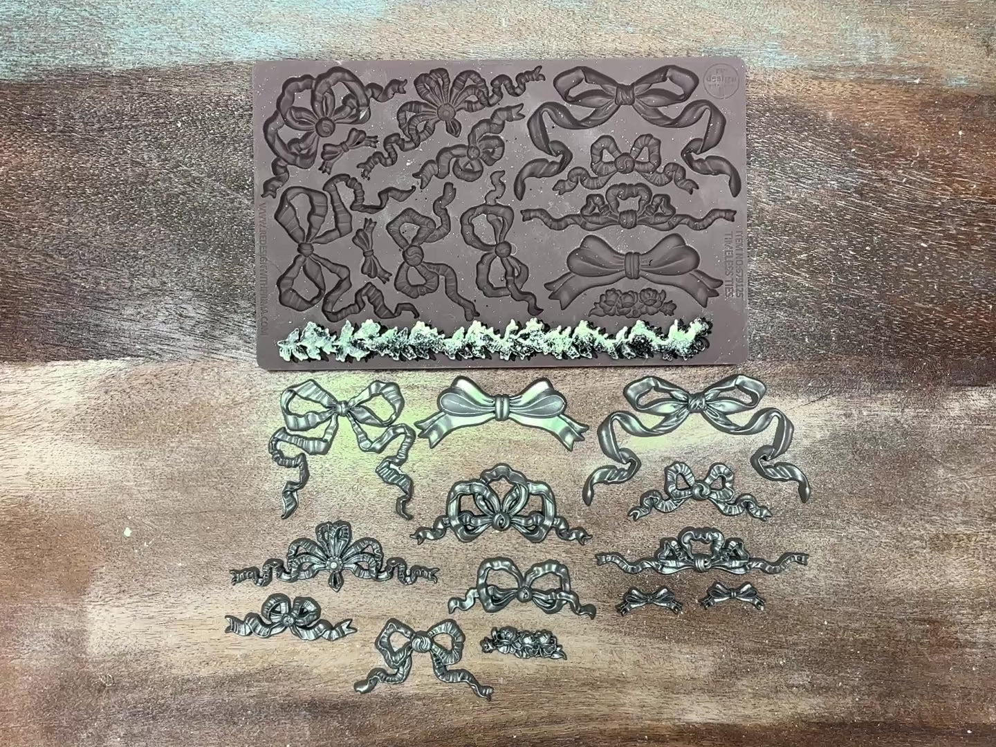 ReDesign with Prima - Timeless Ties Silicone Mold (5x8 Size)-4