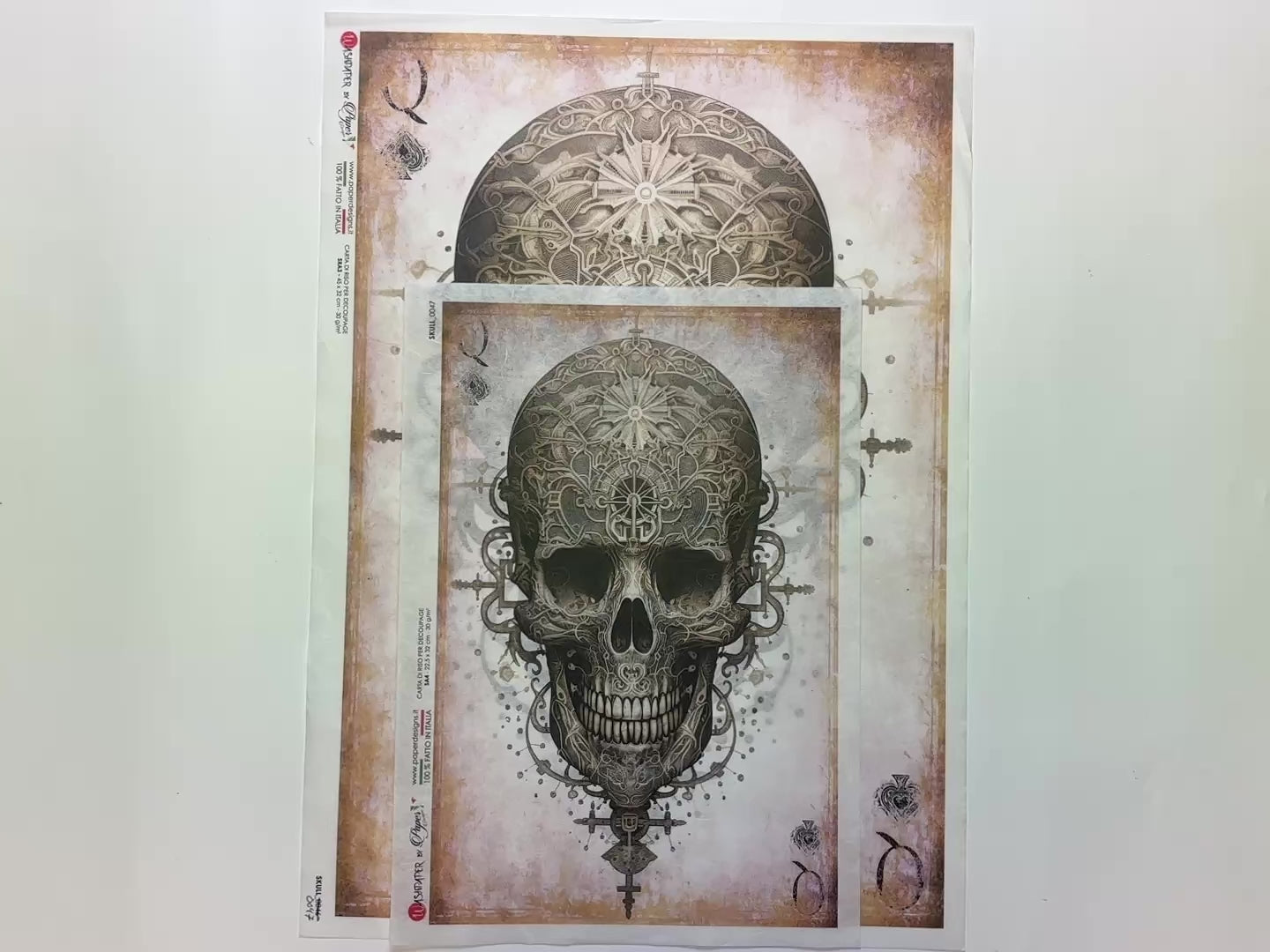 Paper Designs Italy - Oracle Queen Decoupage Paper (A4, A3 Sizes)-3