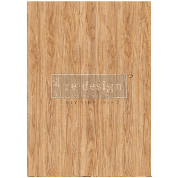 A1 fiber paper design that features the perfect natural wood grain. White borders are on the sides.
