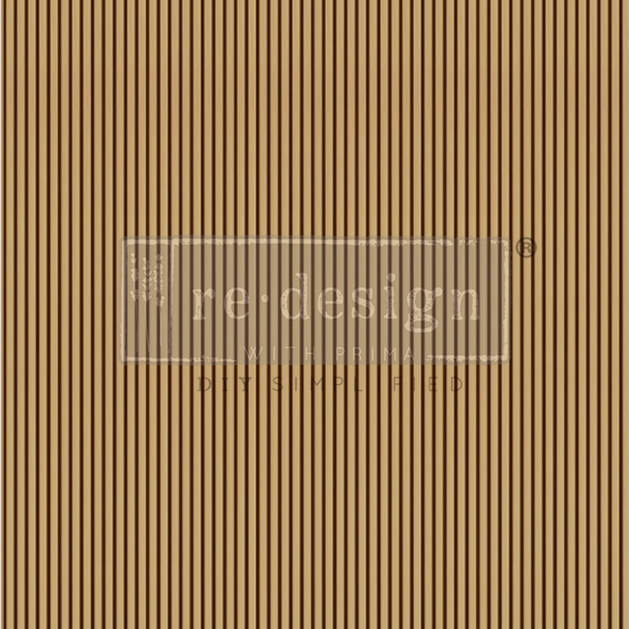 A1 fiber paper that features a repeating fine line design that resembles small slats of wood