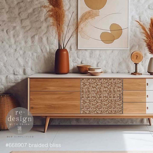 ReDesign with Prima - Braided Bliss Decoupage Paper (A1 Size)