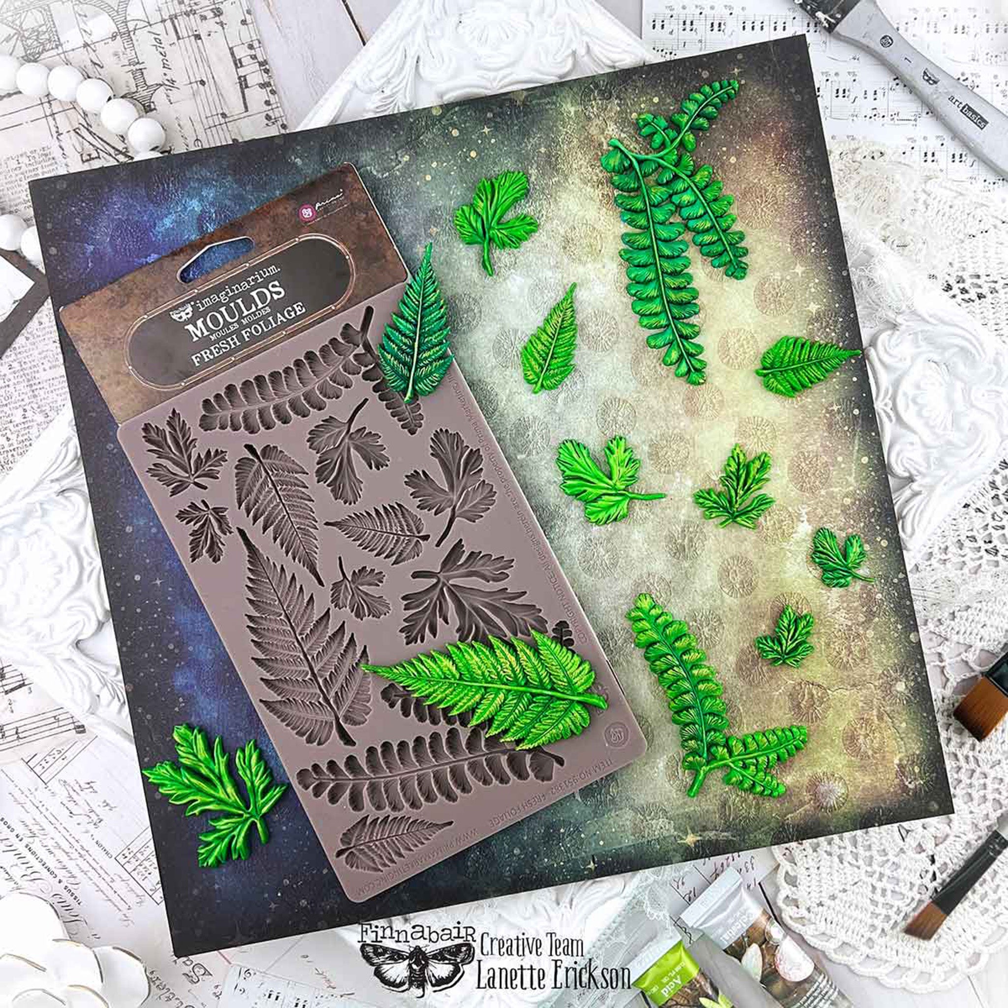 Prima Marketing - Fresh Foliage Silicone Mold (5x8 Size)
