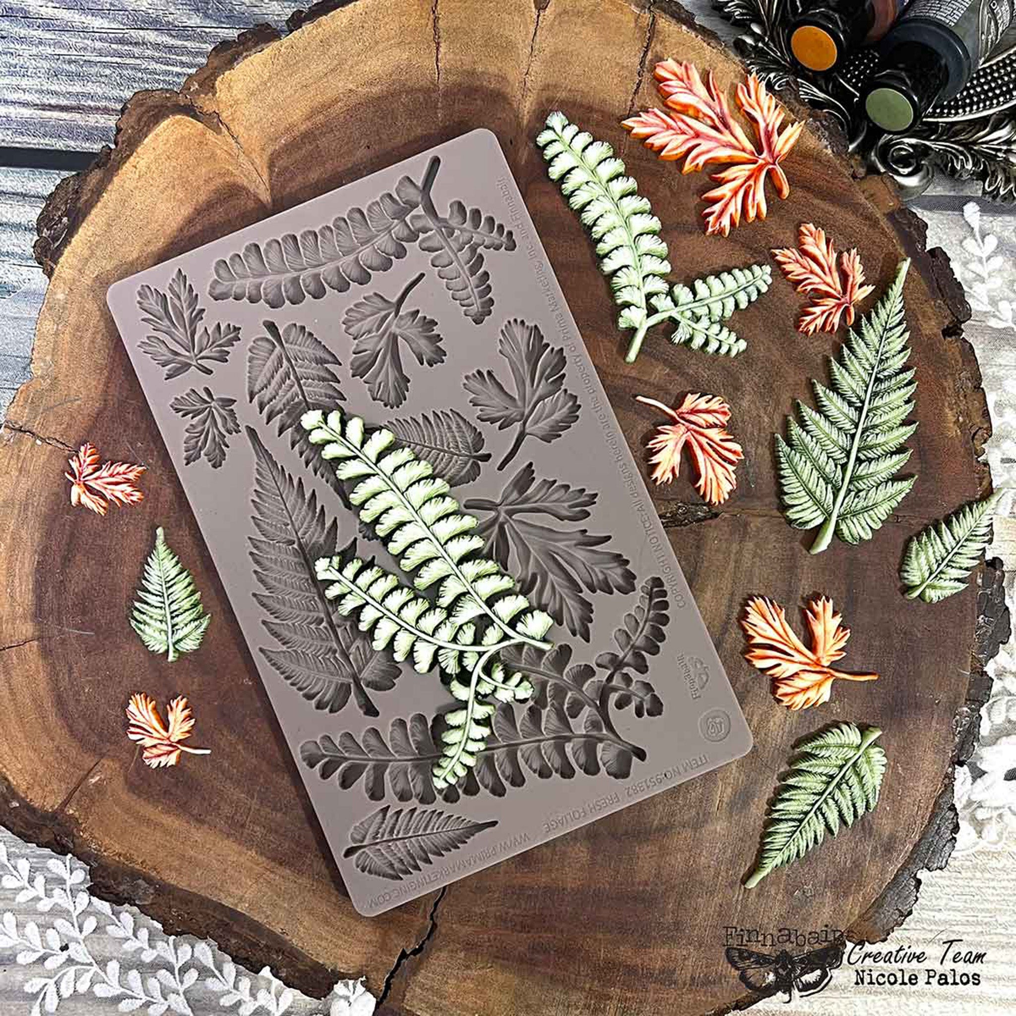 Prima Marketing - Fresh Foliage Silicone Mold (5x8 Size)