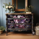 ReDesign with Prima Exclusive - Violet Bloom Decoupage Paper (A1 Size)-2