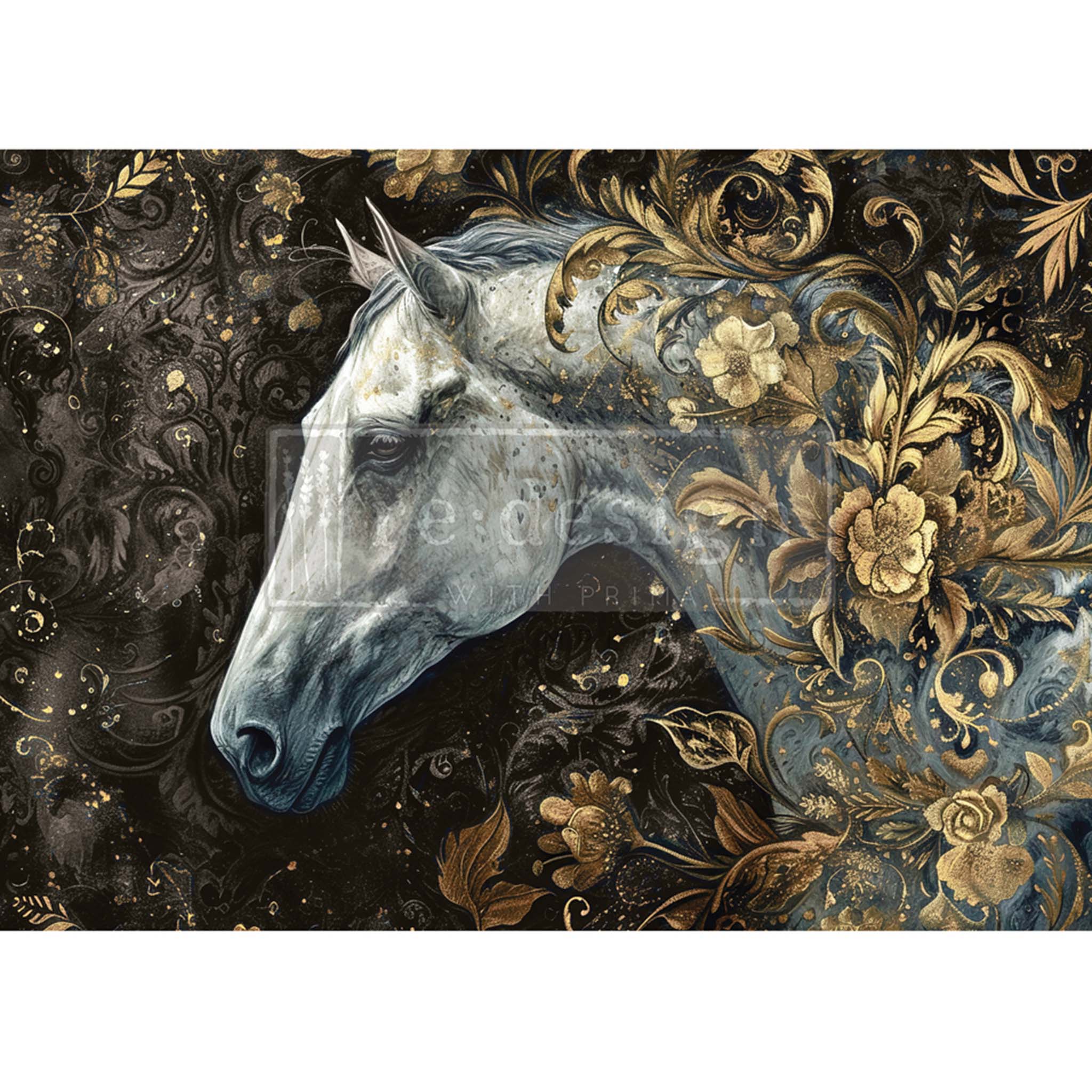 Majestic Gallop - A1 Fiber Decoupage Paper - ReDesign with Prima ...