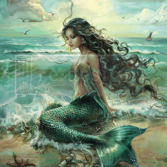 ReDesign with Prima - Mystic Waves Decoupage Paper (A1 Size)