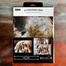 A package of ReDesign with Prima's Soulful Bond A1 fiber paper is against a dark wood background.