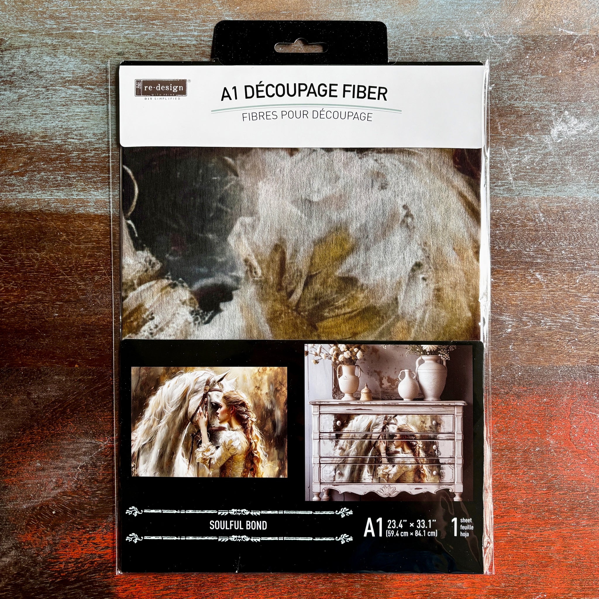 ReDesign with Prima - Soulful Bond Decoupage Paper (A1 Size)