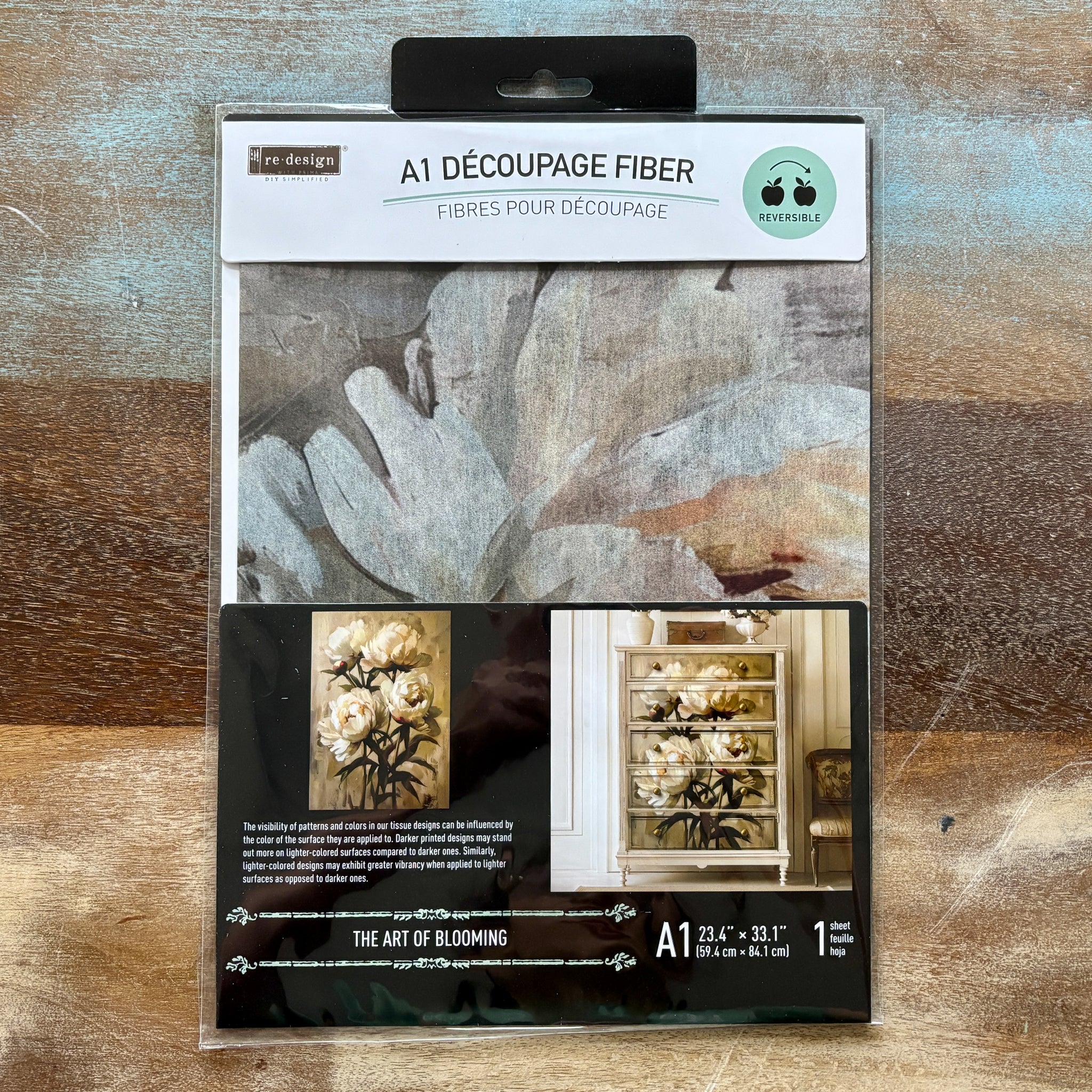 The Art of Blooming - A1 Fiber Decoupage Paper - ReDesign with Prima ...
