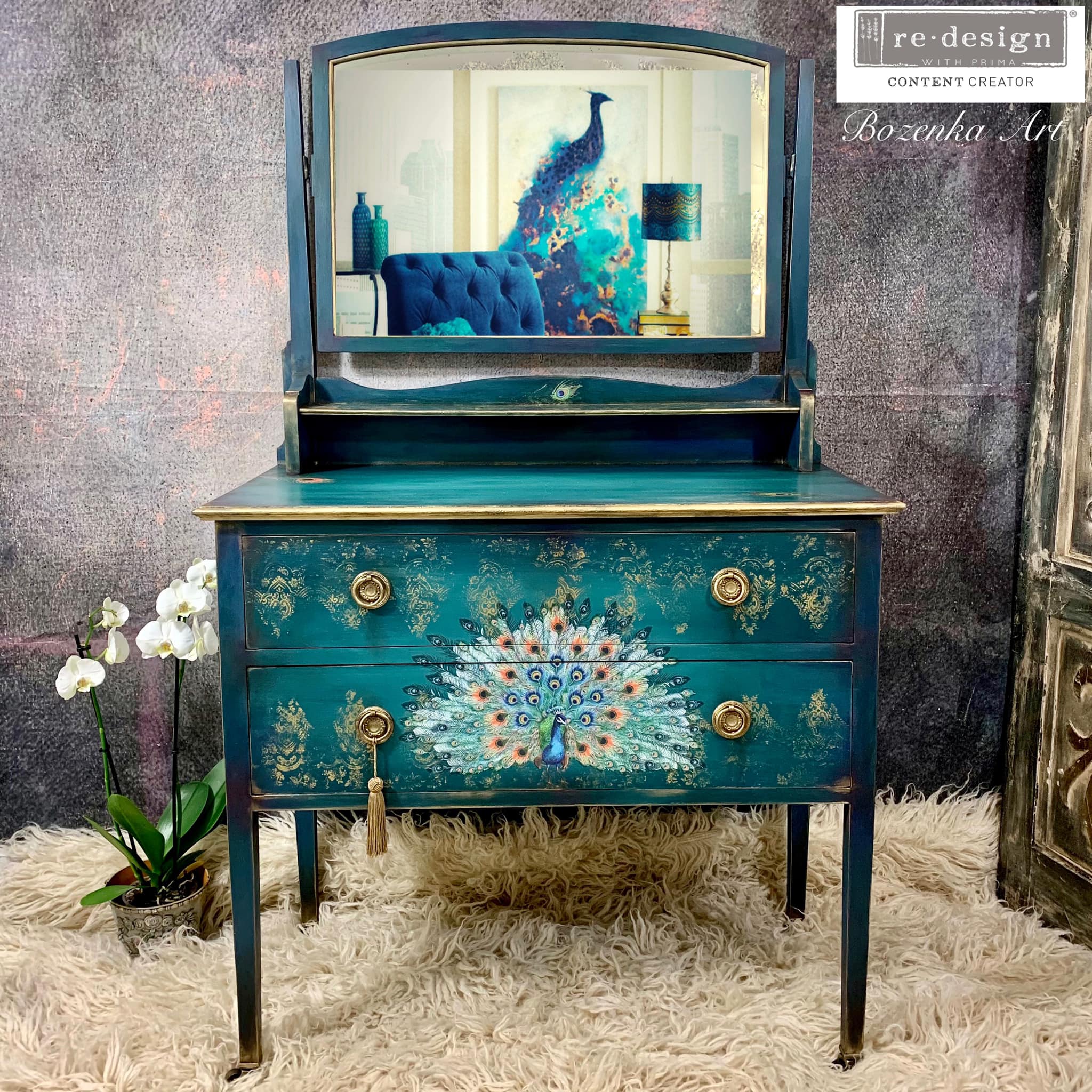 Peacock Dreams Furniture Transfer