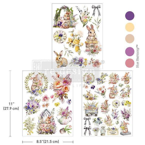 ReDesign with Prima - Hop Into Spring Furniture Transfer (3 Sheets, 8.5x11 Each)