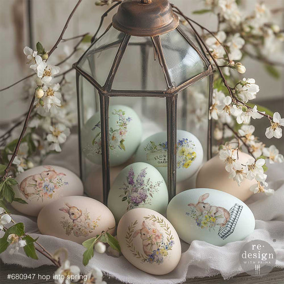 ReDesign with Prima - Hop Into Spring Furniture Transfer (3 Sheets, 8.5x11 Each)