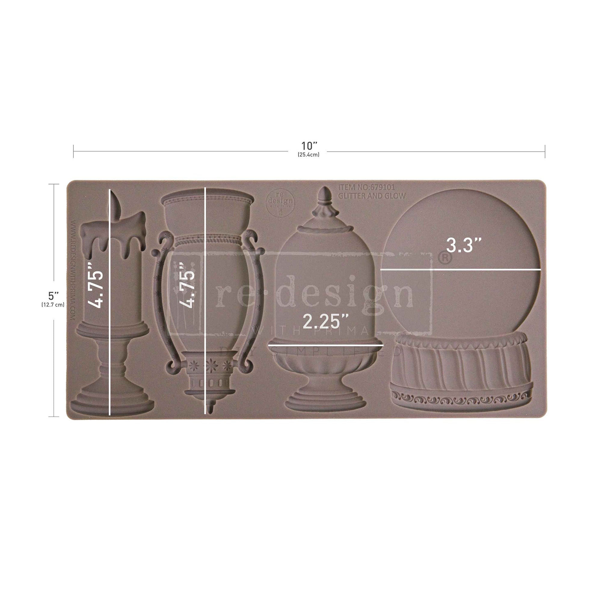 ReDesign with Prima - Glitter and Glow Silicone Mold (5x10 Size)