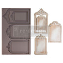ReDesign with Prima - Lysandra Frames Silicone Mold (5x8 Size)-1