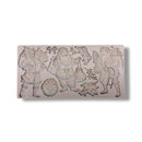 silicone with Santa Claus and winter elements on a white background