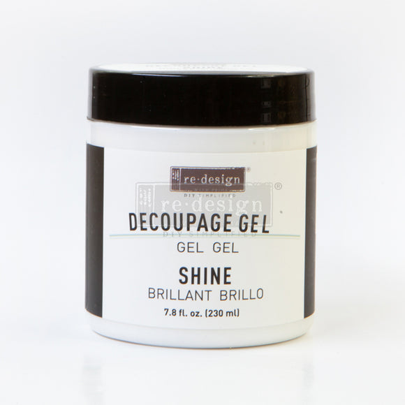 ReDesign with Prima Decoupage Gel Shine 230ml acrylic medium with glossy finish for decoupage projects