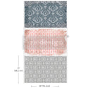 Tissue paper designs that feature 3 charming Victorian-inspired shabby chic patterns. Measurements for 1 sheet reads: 19" [48.2 cm] by 30" [76.2 cm].