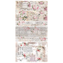 Shabby Chic Sheets Tissue Decoupage Papers (3 Pack) - Limited Edition