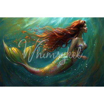 Whimsykel - Ophelia Mermaid Decoupage Paper (14x20 and 21x29 Sizes) - 0