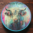 Whimsykel - Bessie Blue Cow Decoupage Paper (21x29, 14x20)-3