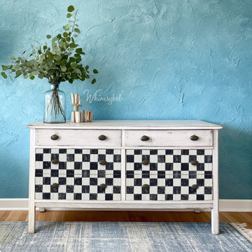 Whimsykel - Checked Out Decoupage Paper (21x29 Size) - 0