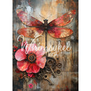 Whimsykel - Industrial Bloom Decoupage Paper (21x29, 14x20)-3