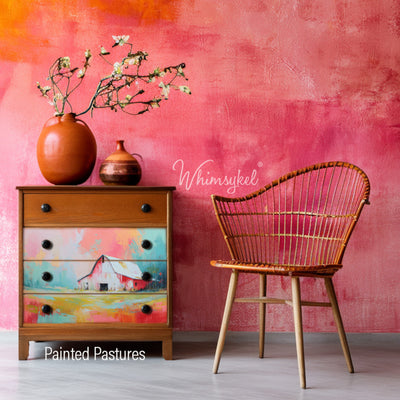 Whimsykel - Painted Pasteur Decoupage Paper (21x29 Size) - 0