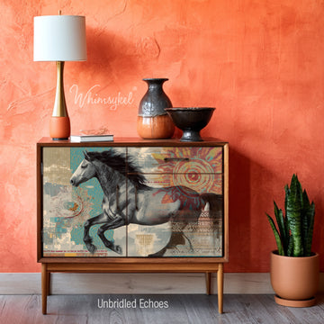 Whimsykel - Unbridled Echos Decoupage Paper (21x29 Size) - 0