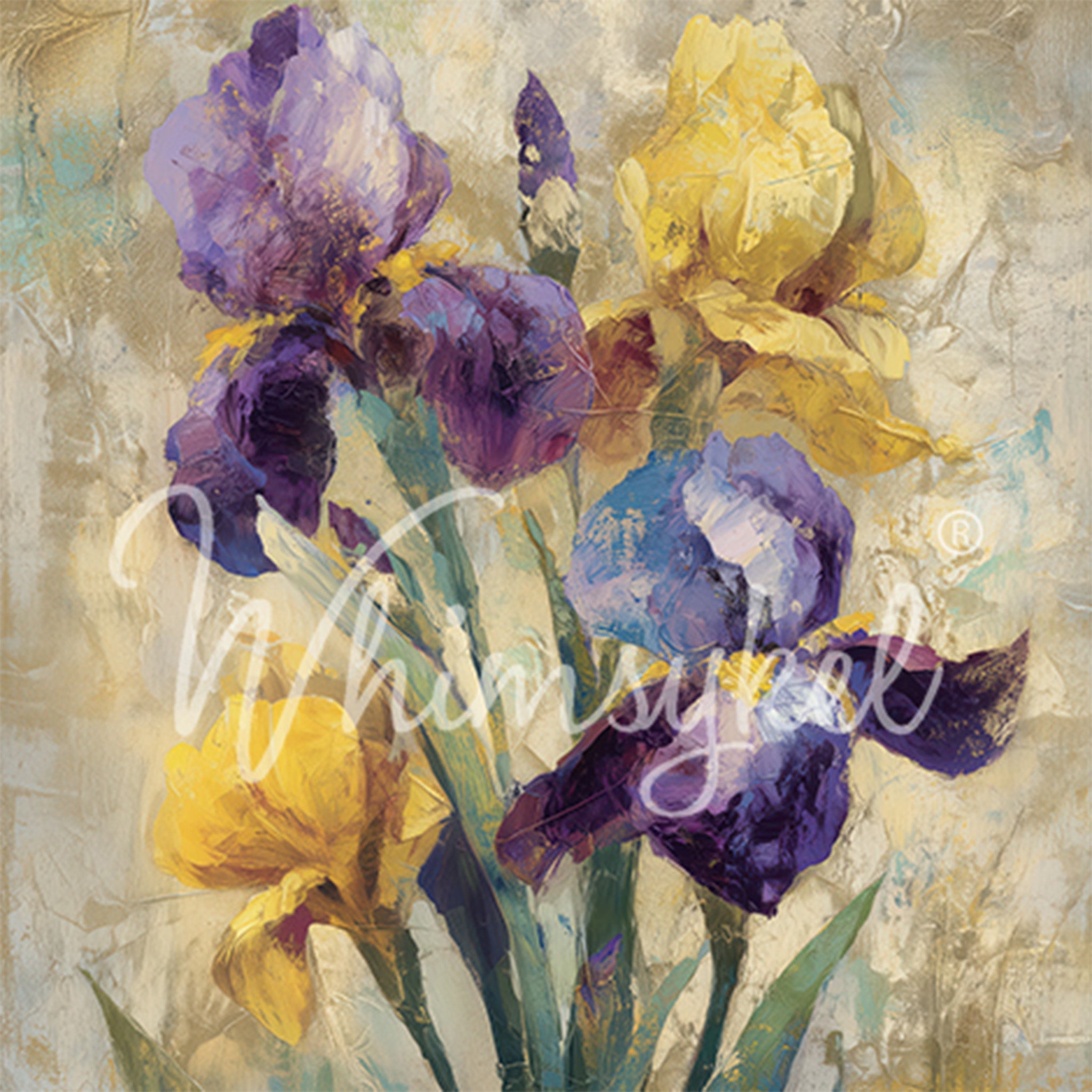 Whimsykel - When Spring Fades Decoupage Paper (14x20 & 21x29 Sizes)