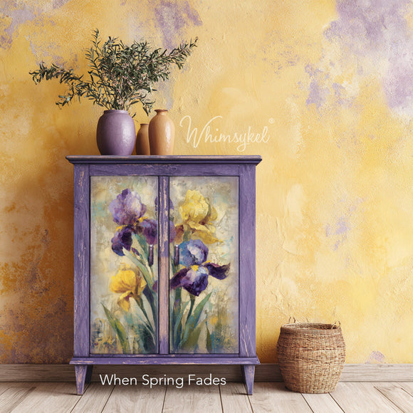 Whimsykel - When Spring Fades Decoupage Paper (14x20 & 21x29 Sizes) Decoupage Paper
