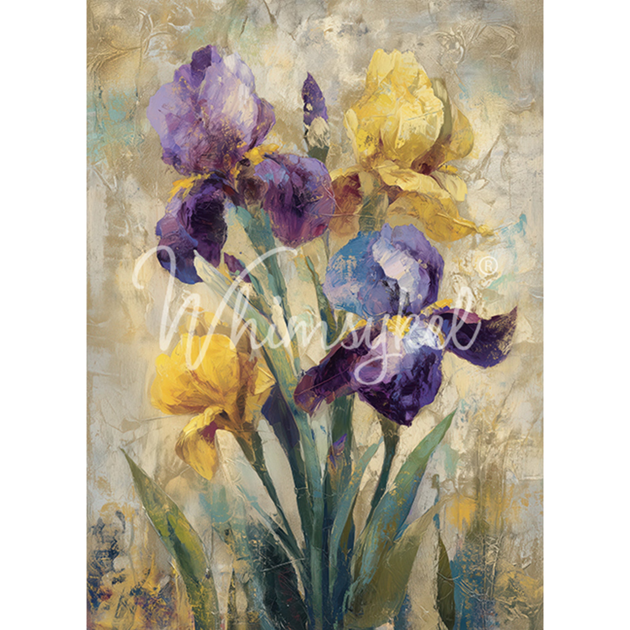 Whimsykel - When Spring Fades Decoupage Paper (14x20 & 21x29 Sizes) - 0