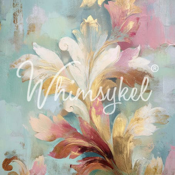Whimsykel - Acanthus Fresco Decoupage Paper (14x20)