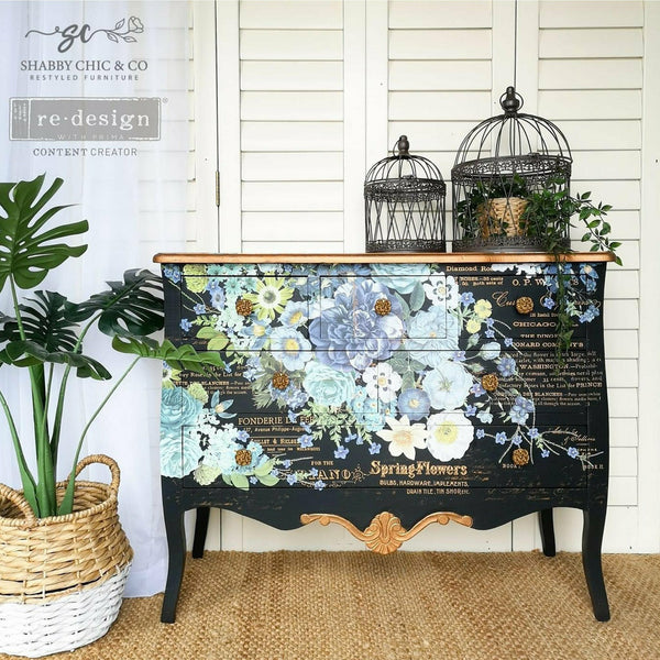Cosmic Roses Rub on Furniture Transfers Redesign With Prima