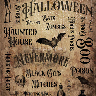 Gothic Damask Grunge Halloween Papers 