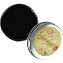 An open tin of Dixie Belle Paint's 4 ounce Black Best Dang Wax is against a white background.