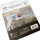 Flat 5.5" by 5.5" package of Redesign with Prima's Kacha 25 sheets of Imitation Gold Leaf.