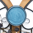 A open Pacific Dixie Belle Moonshine Metallic Chalk Paint container.